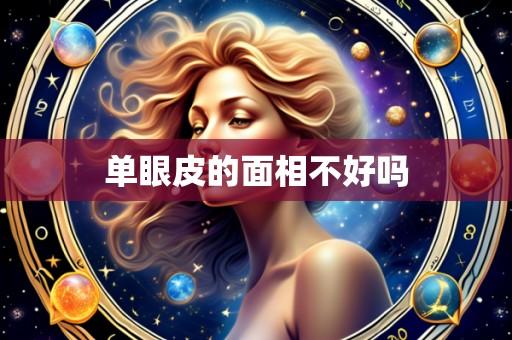 单眼皮的面相不好吗