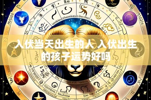 入伏当天出生的人 入伏出生的孩子运势好吗