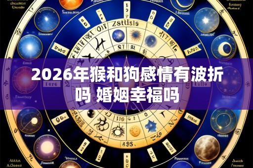 2026年猴和狗感情有波折吗 婚姻幸福吗