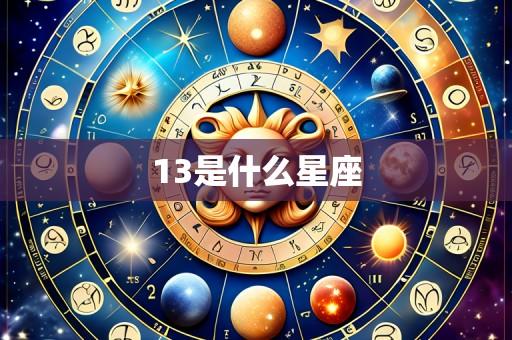 13是什么星座