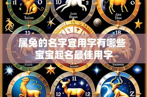 属兔的名字宜用字有哪些 宝宝起名最佳用字