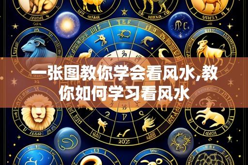 一张图教你学会看风水,教你如何学习看风水