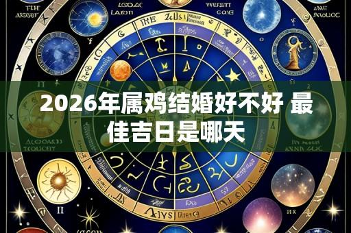 2026年属鸡结婚好不好 最佳吉日是哪天