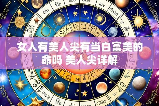 女人有美人尖有当白富美的命吗 美人尖详解