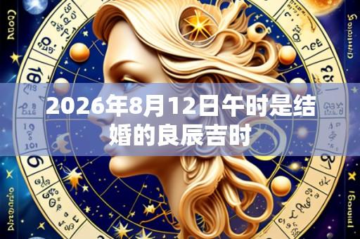 2026年8月12日午时是结婚的良辰吉时