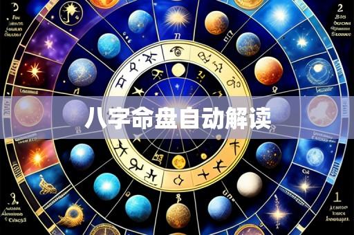 八字命盘自动解读
