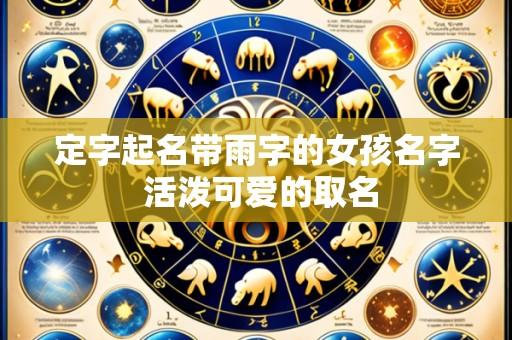 定字起名带雨字的女孩名字 活泼可爱的取名