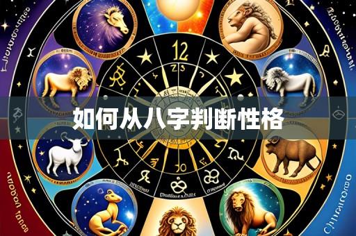 如何从八字判断性格