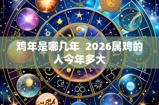 鸡年是哪几年  2026属鸡的人今年多大
