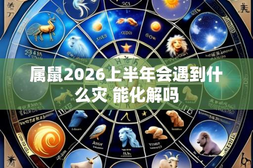 属鼠2026上半年会遇到什么灾 能化解吗