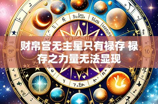 财帛宫无主星只有禄存 禄存之力量无法显现