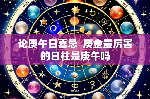 论庚午日喜忌 庚金最厉害的日柱是庚午吗