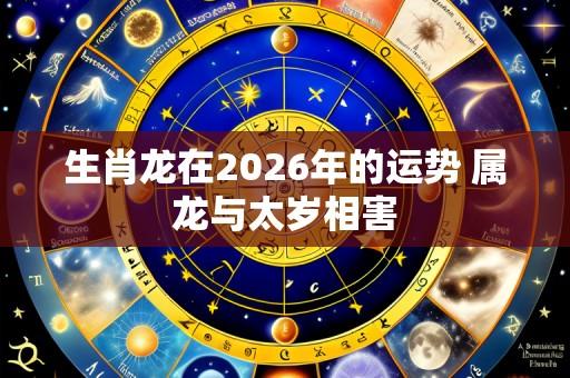 生肖龙在2026年的运势 属龙与太岁相害