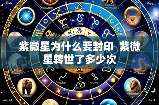 紫微星为什么要封印 紫微星转世了多少次