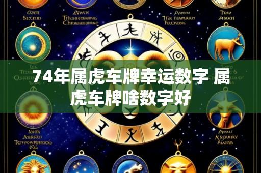 74年属虎车牌幸运数字 属虎车牌啥数字好