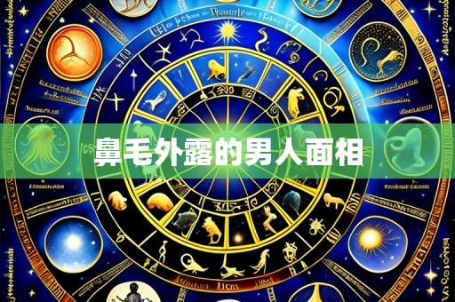 鼻毛外露的男人面相