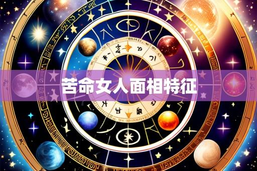苦命女人面相特征