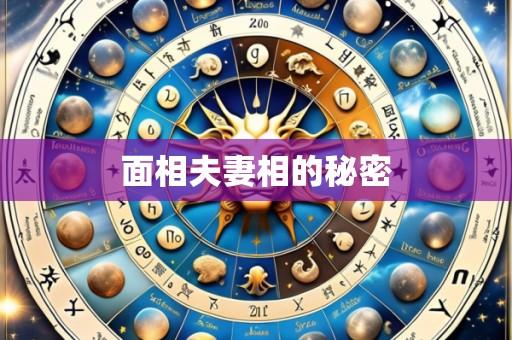 面相夫妻相的秘密