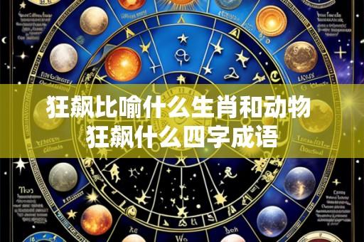狂飙比喻什么生肖和动物 狂飙什么四字成语