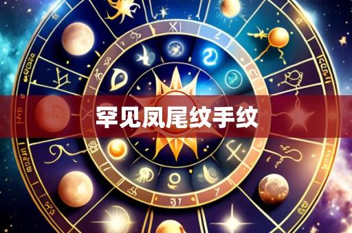 罕见凤尾纹手纹