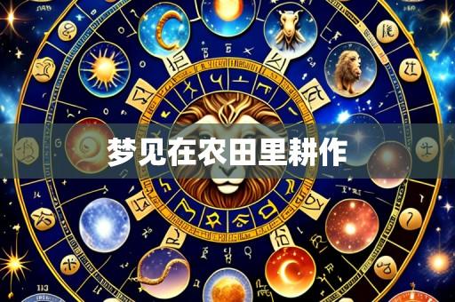 梦见在农田里耕作