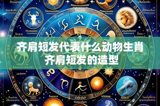 齐肩短发代表什么动物生肖 齐肩短发的造型