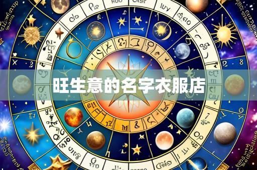 旺生意的名字衣服店
