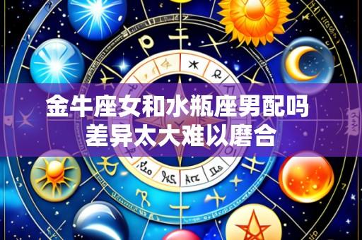 金牛座女和水瓶座男配吗 差异太大难以磨合