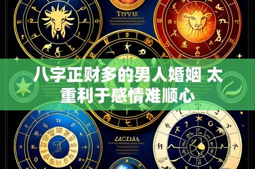 八字正财多的男人婚姻 太重利于感情难顺心