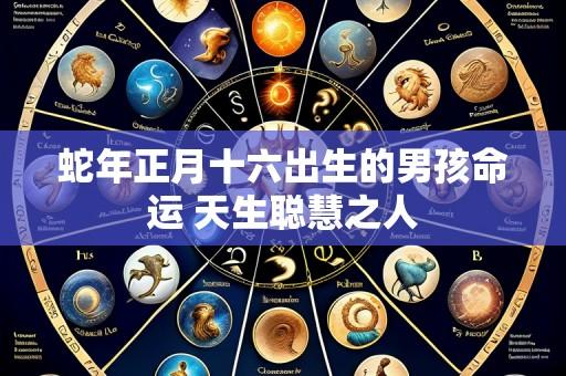 蛇年正月十六出生的男孩命运 天生聪慧之人