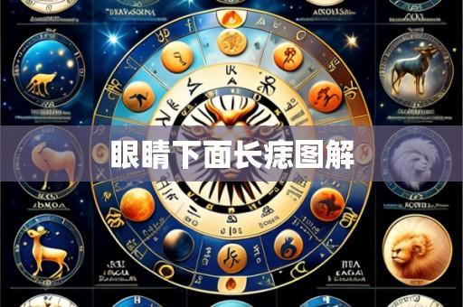 眼睛下面长痣图解