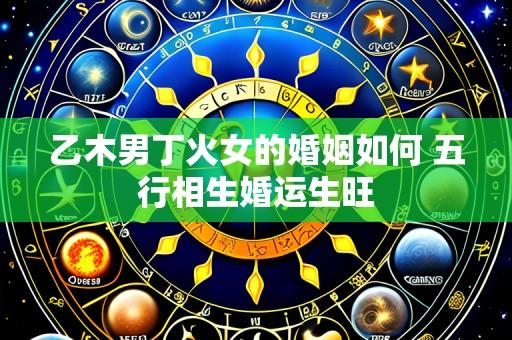 乙木男丁火女的婚姻如何 五行相生婚运生旺
