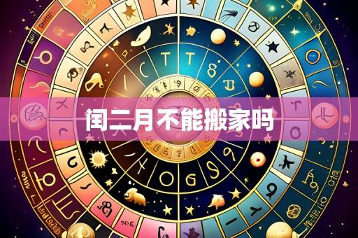 闰二月不能搬家吗