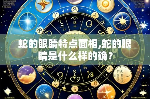 蛇的眼睛特点面相,蛇的眼睛是什么样的确?