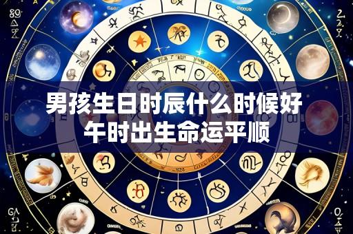 男孩生日时辰什么时候好 午时出生命运平顺