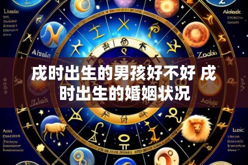 戌时出生的男孩好不好 戌时出生的婚姻状况