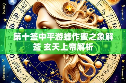 第十签中平游蜂作蜜之象解签 玄天上帝解析