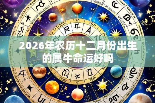 2026年农历十二月份出生的属牛命运好吗
