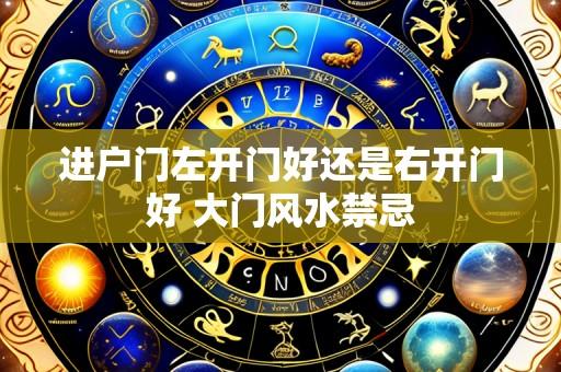 进户门左开门好还是右开门好 大门风水禁忌