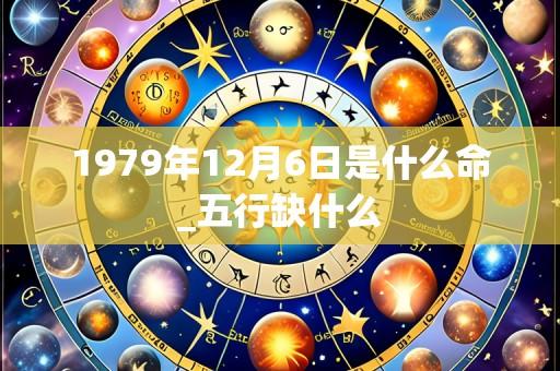 1979年12月6日是什么命_五行缺什么
