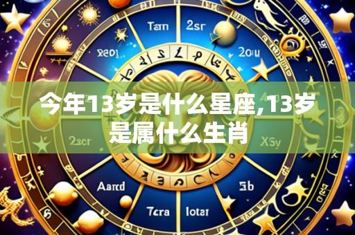 今年13岁是什么星座,13岁是属什么生肖