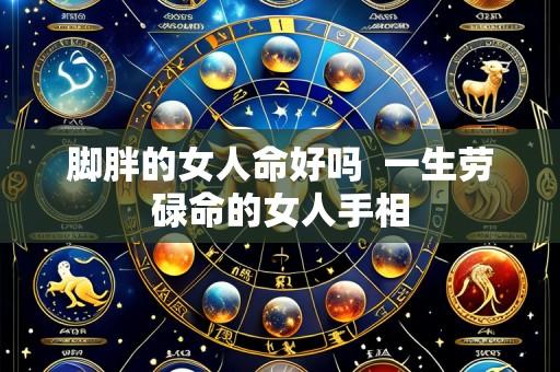 脚胖的女人命好吗 一生劳碌命的女人手相