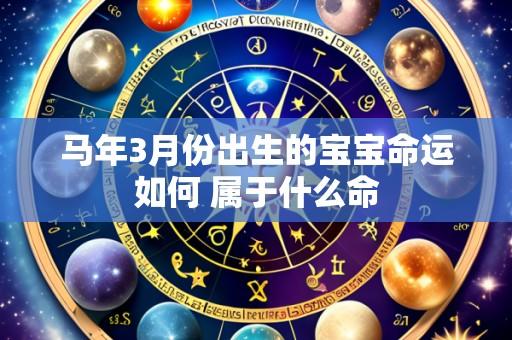 马年3月份出生的宝宝命运如何 属于什么命