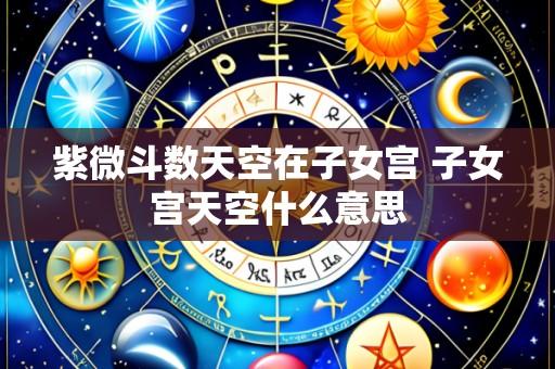 紫微斗数天空在子女宫 子女宫天空什么意思