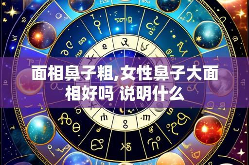 面相鼻子粗,女性鼻子大面相好吗 说明什么