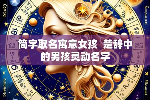 简字取名寓意女孩  楚辞中的男孩灵动名字