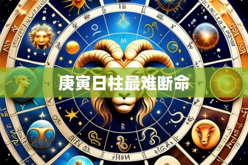 庚寅日柱最难断命