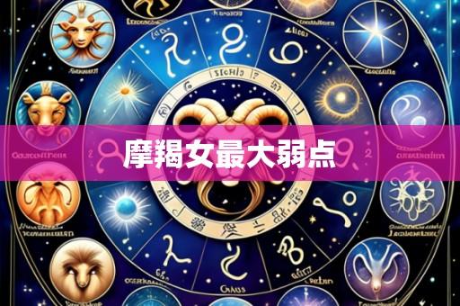 摩羯女最大弱点