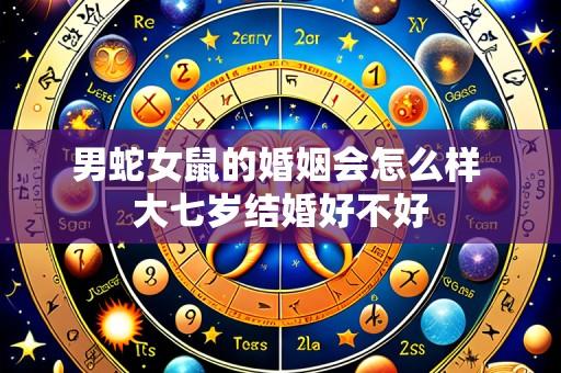 男蛇女鼠的婚姻会怎么样 大七岁结婚好不好