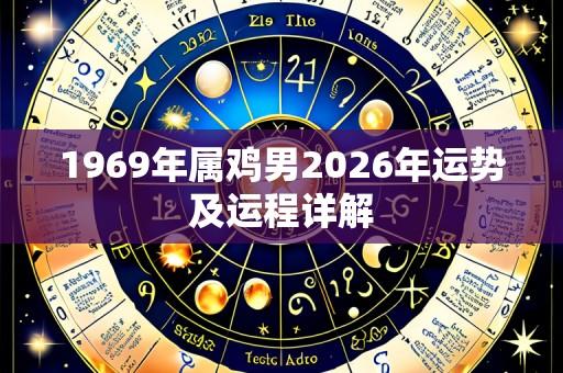 1969年属鸡男2026年运势及运程详解